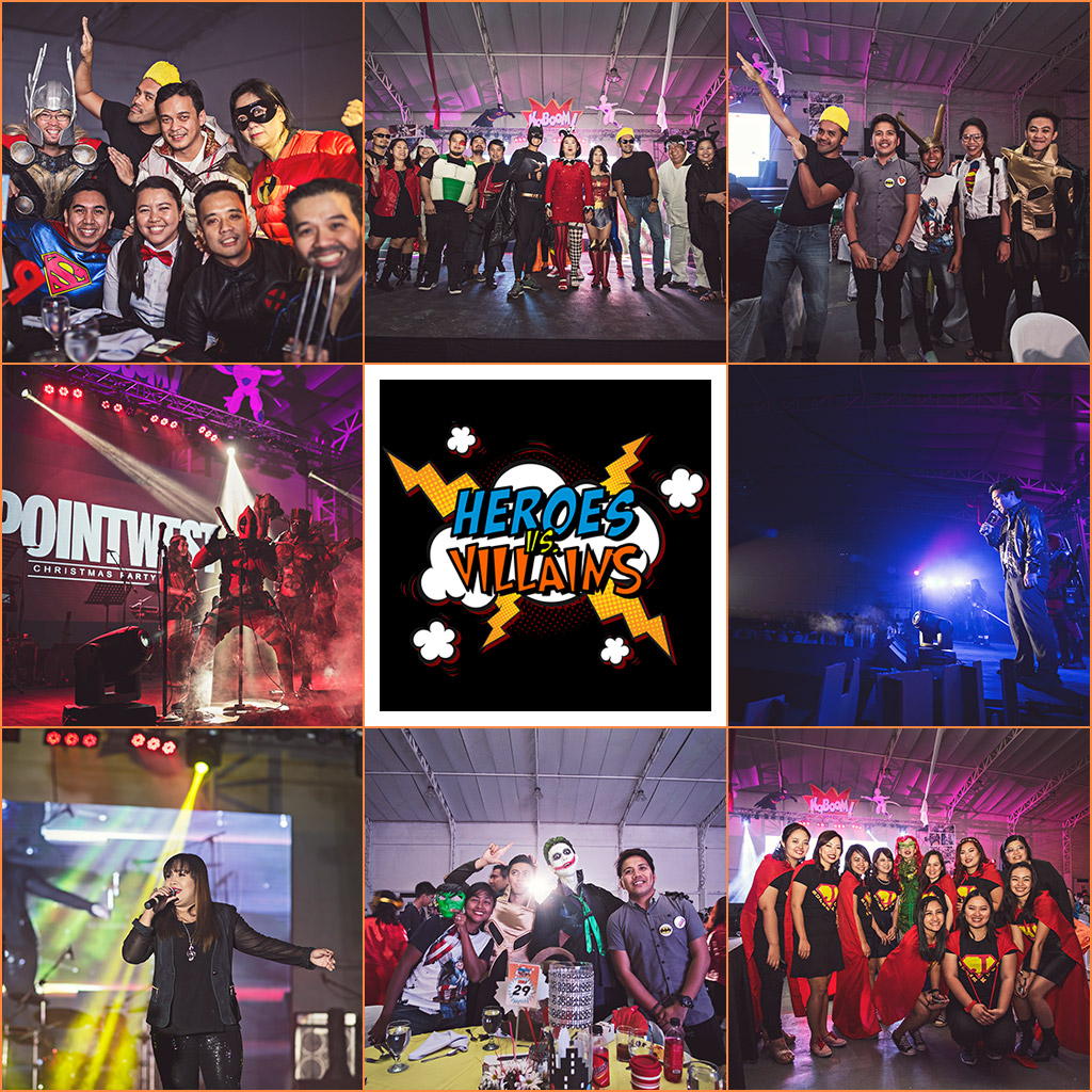Collage of Photos for Pointwest's Year End Party