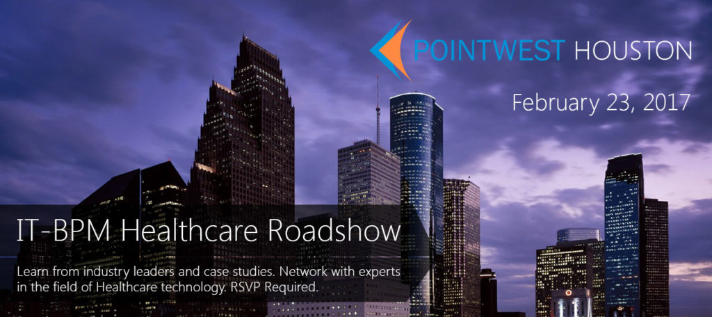 Pointwest Healthcare and Roadshow at Houston, Feb 23, 2017
