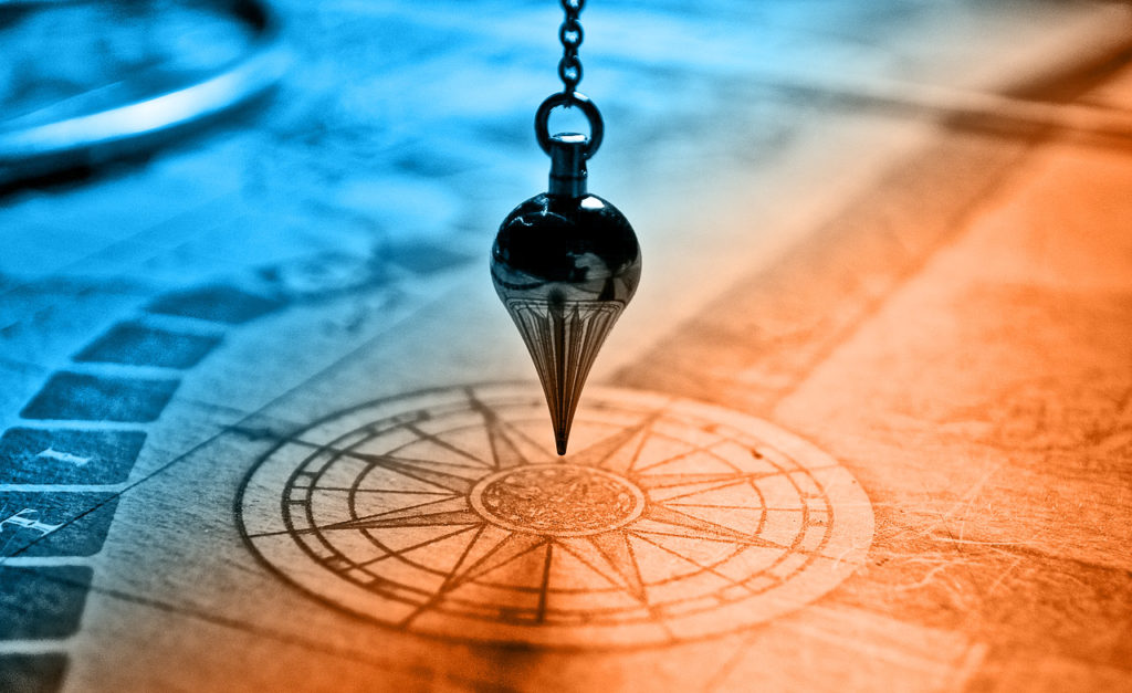 You no longer need a pendulum to find your way.