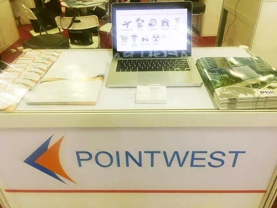 Pointwest Booth at Communicasia