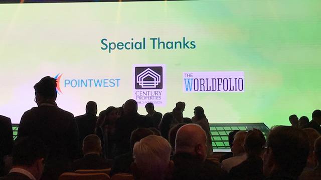 Photo of Pointwest Logo during ABIS2017